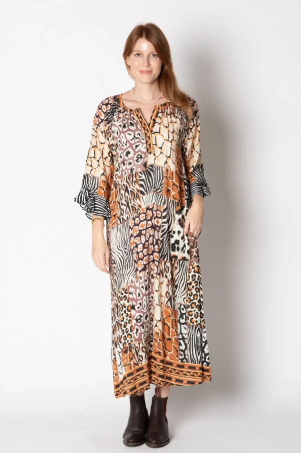 Lula Life - Animale Midi Dress - Print