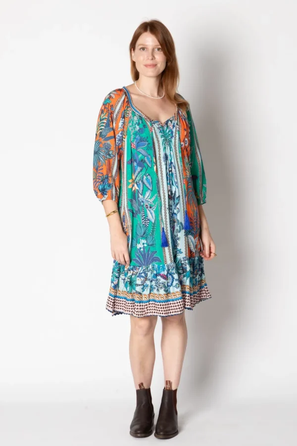Lula Life - Liliana Shirred Dress - Mist