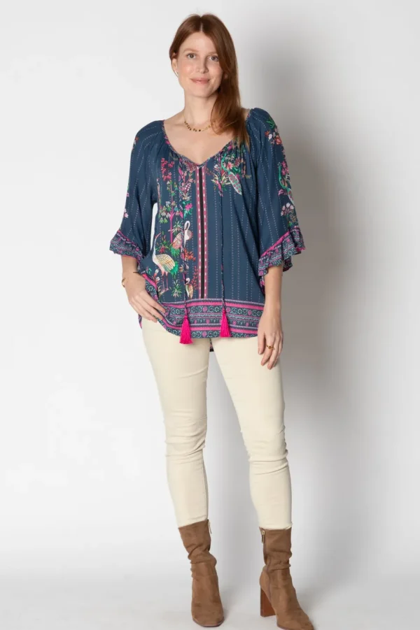 Lula Life - Marcia Top - Navy