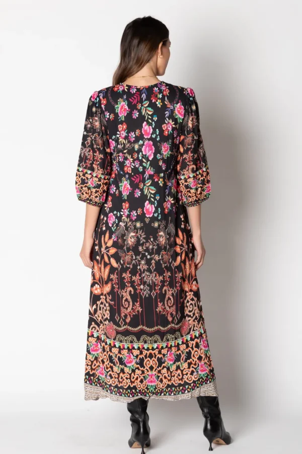 Lula Soul - Cordoba Midi Dress - Black