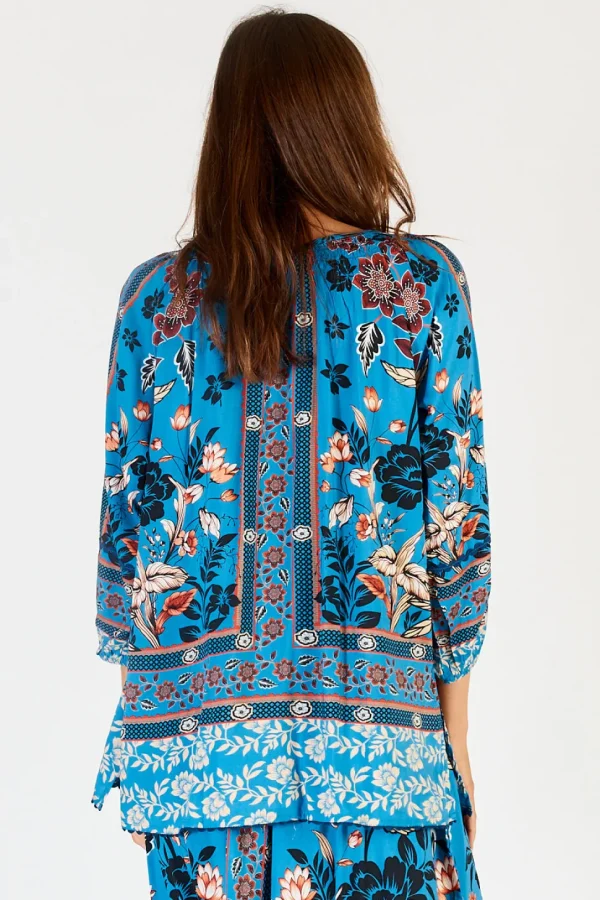 Lula Soul - Palermo Top - Steel Blue FINAL SALE