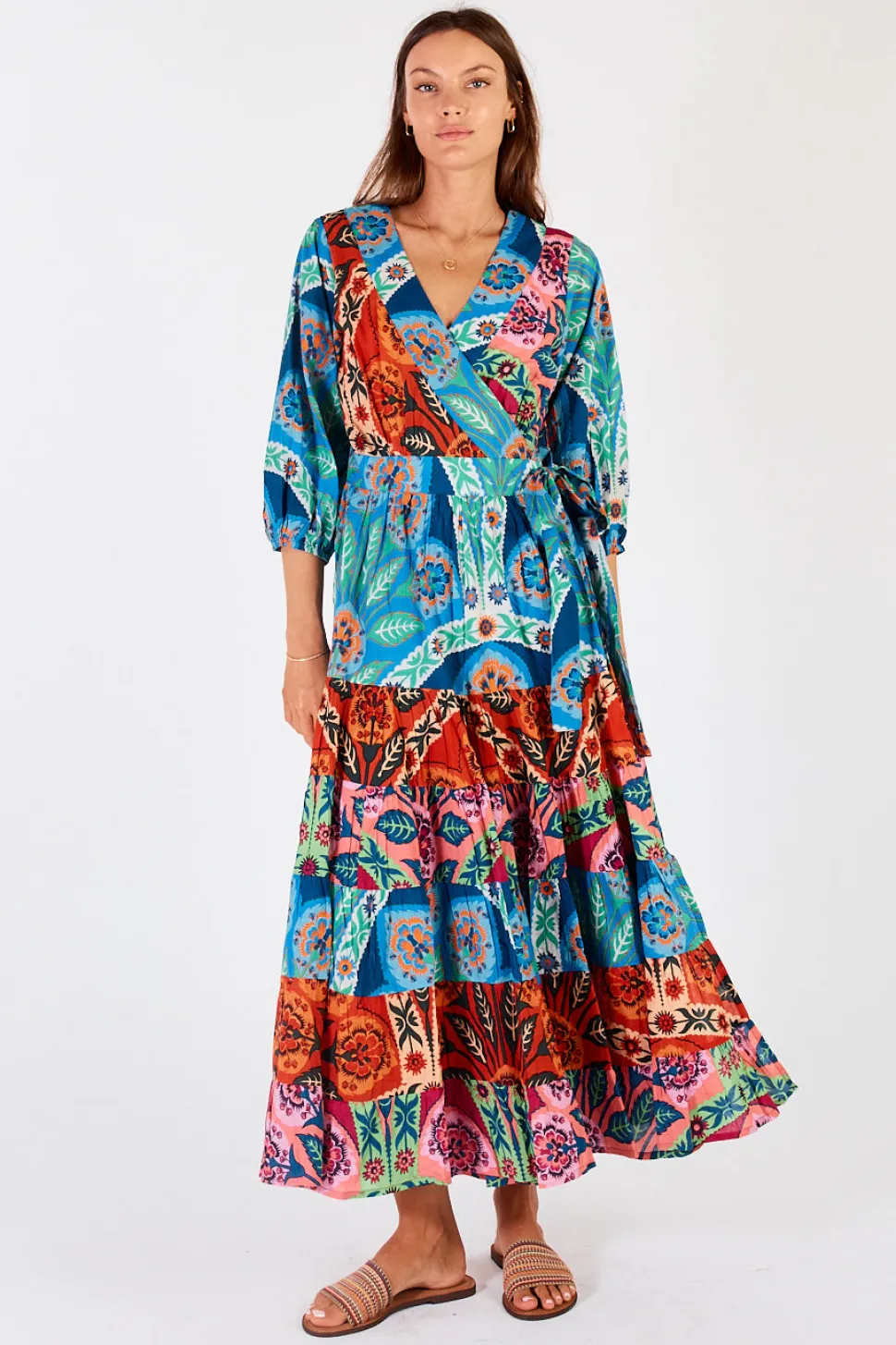 lula_soul__poetta_wrap_mi_0.webp Lula Soul - Poetta Wrap Midi Dress - Multi