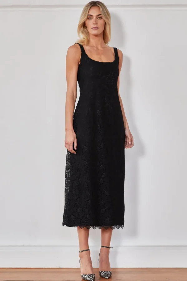 MA Dainty - BLOOM - Dress - Black Lace DTY03891