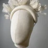 Melanie Ferrero - Cream Silk Flowers on Bandeau