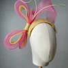 Melanie Ferrero - Pink Yellow Bandeau with Big Bow