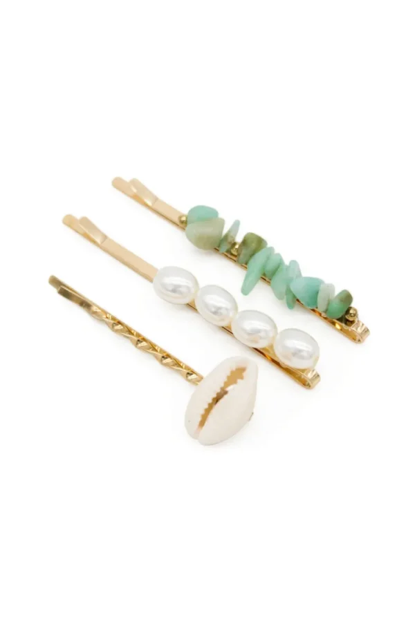 Morgan & Taylor - Aqua Ciello Hair Clip Set
