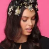 Morgan & Taylor - Black Violet Headpiece