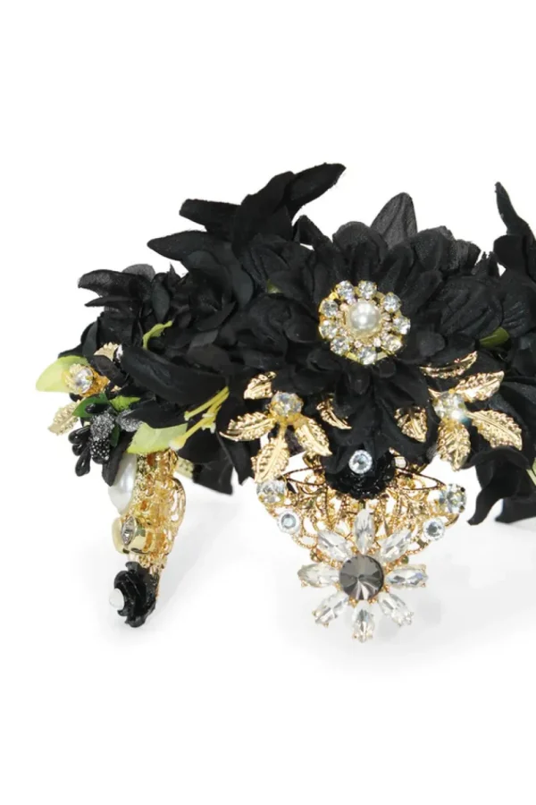 Morgan & Taylor - Black Violet Headpiece