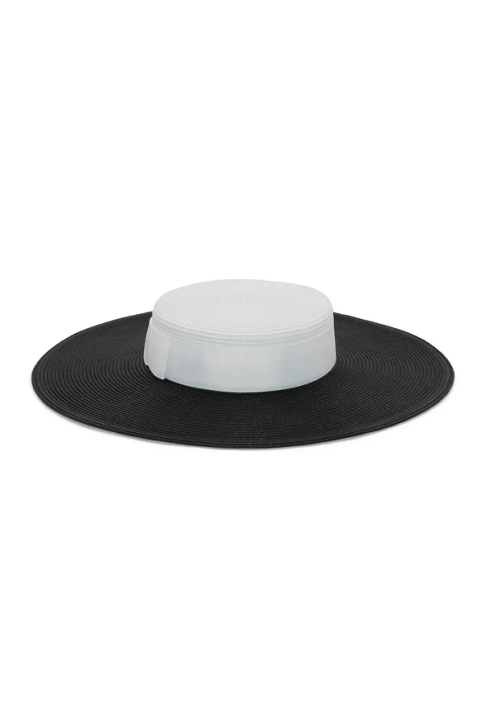 morgan__taylor__blackwhit_2.webp Morgan & Taylor - Black/White Domino Boater HM1008