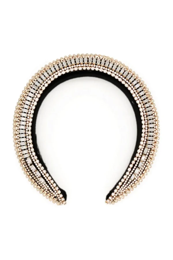 Morgan & Taylor - Camilla Headband in Crystal Gold