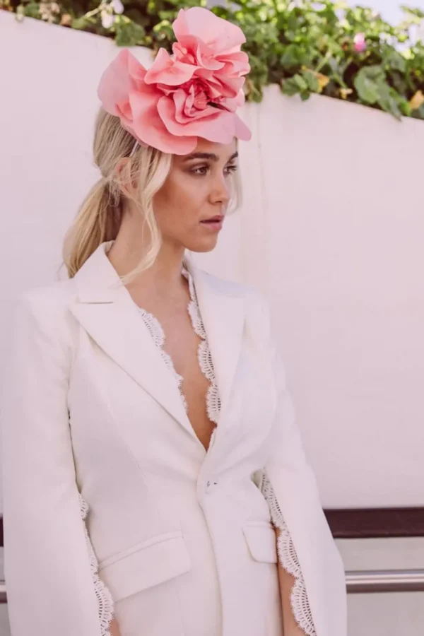 Morgan & Taylor - Coral Cindy Fascinator FS400