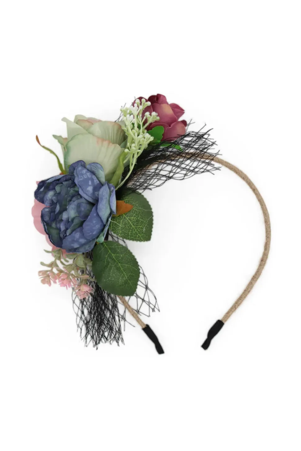 morgan__taylor__floral_cl_3.webp Morgan & Taylor - Floral Claudia Fascinator FS0107