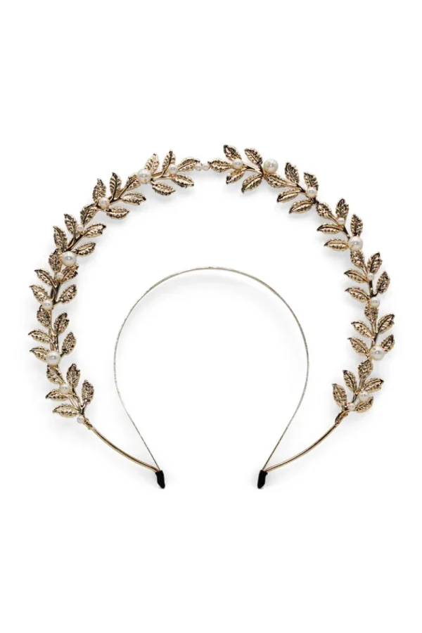 Morgan & Taylor - Gold Juliet Halo Headband FS1065