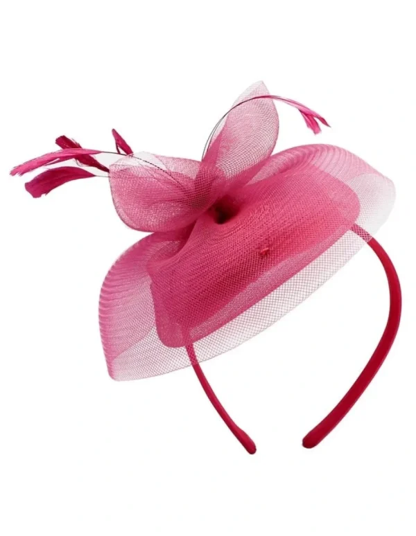 Morgan & Taylor - Hot Pink Cerise Elisa Fascinator FS417