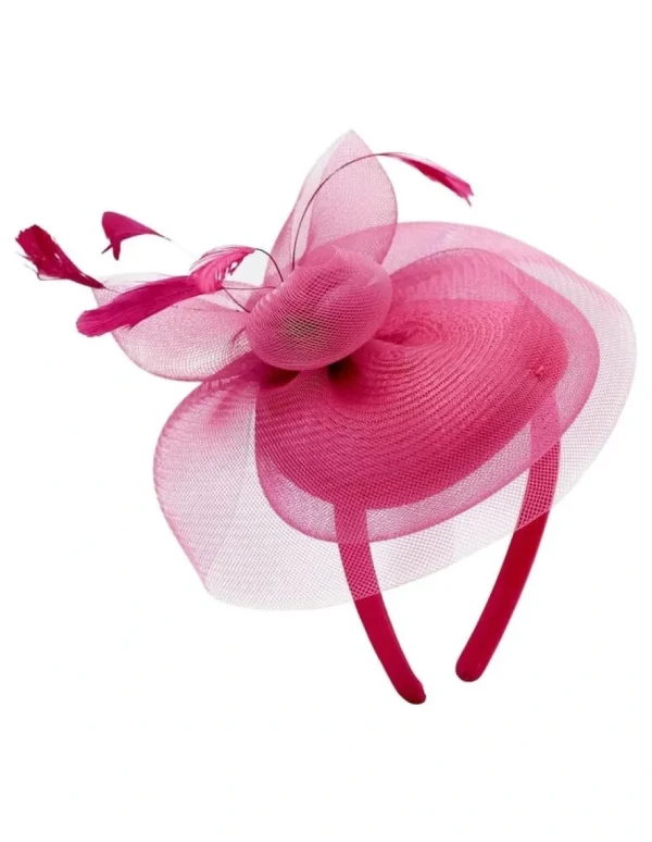 Morgan & Taylor - Hot Pink Cerise Elisa Fascinator FS417