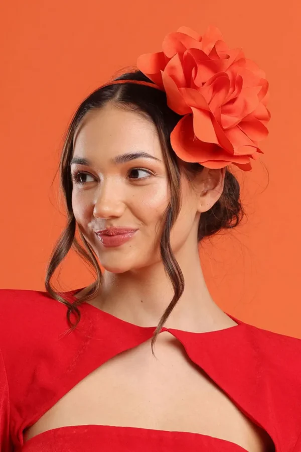 Morgan & Taylor - Orange Amy Fascinator FS401