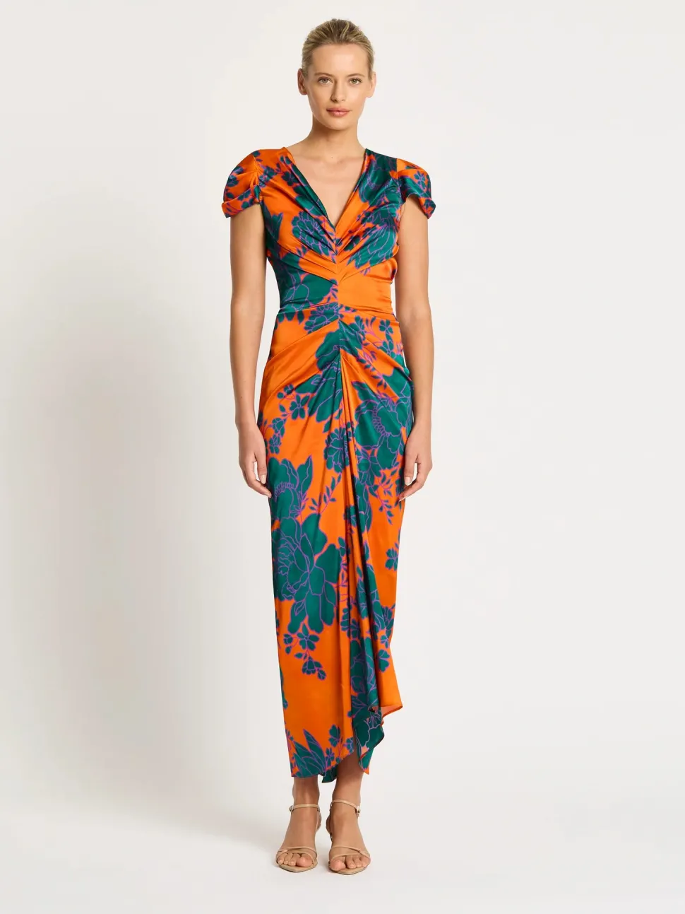 moss__spy__calista_midi_d_2.webp Moss & Spy - Calista Midi Dress - Tangerine Teal