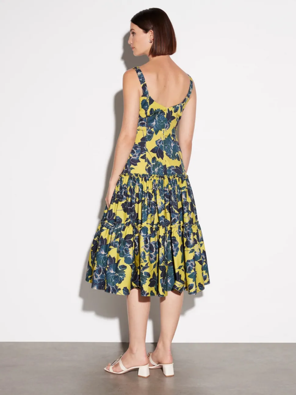 moss__spy__catalina_sleev_2.webp Moss & Spy - Catalina Sleeveless Dress - Navy Citrus FINAL SALE