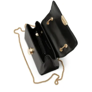 Olga Berg - Black CRESSIDA Quilted Shoulder Bag OB6447