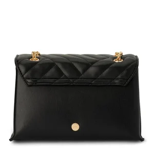 Olga Berg - Black CRESSIDA Quilted Shoulder Bag OB6447