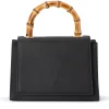 Olga Berg - BLACK HARLEY Bamboo Handle Bag - OB6493