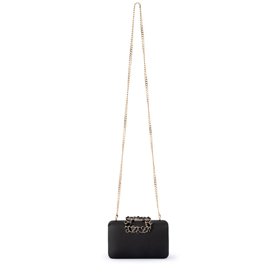 olga_berg__black_margalit_2.webp Olga Berg - BLACK MARGALIT Crystal Lock Clutch - OB2157
