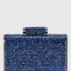 Olga Berg - Blue BAE Crystal Clutch OB2107