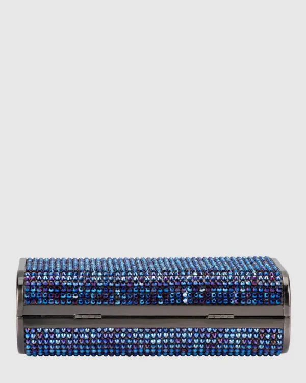 Olga Berg - Blue BAE Crystal Clutch OB2107