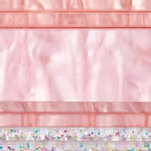 Olga Berg - BLUSH CLARA Acrylic Clutch - OB2170