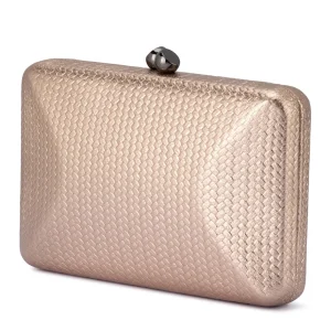 Olga Berg - BRONZE CHICA Metallic Textured Clutch - OB4803
