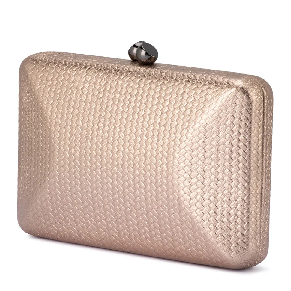 olga_berg__bronze_chica_m_1.webp Olga Berg - BRONZE CHICA Metallic Textured Clutch - OB4803