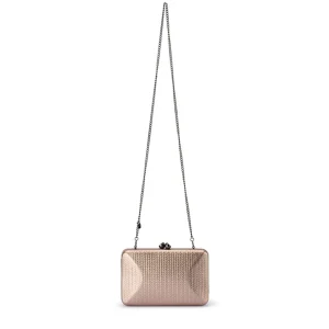 Olga Berg - BRONZE CHICA Metallic Textured Clutch - OB4803