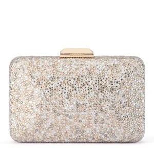 Olga Berg - CHAMPAGNE SHIRA Hotfix Clutch - OB4821
