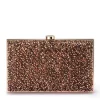 Olga Berg - Chocolate ASHA Hotfix Clutch - OB2152