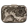 Olga Berg - Gold Gracie Metallic Lace Pod Bag - OB7372