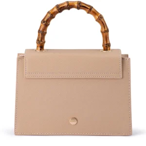 Olga Berg - NATURAL HARLEY Bamboo Handle Bag - OB6493
