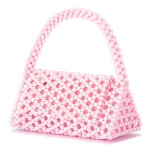 Olga Berg - PINK AMRITA Bead Top Handle - OB6504