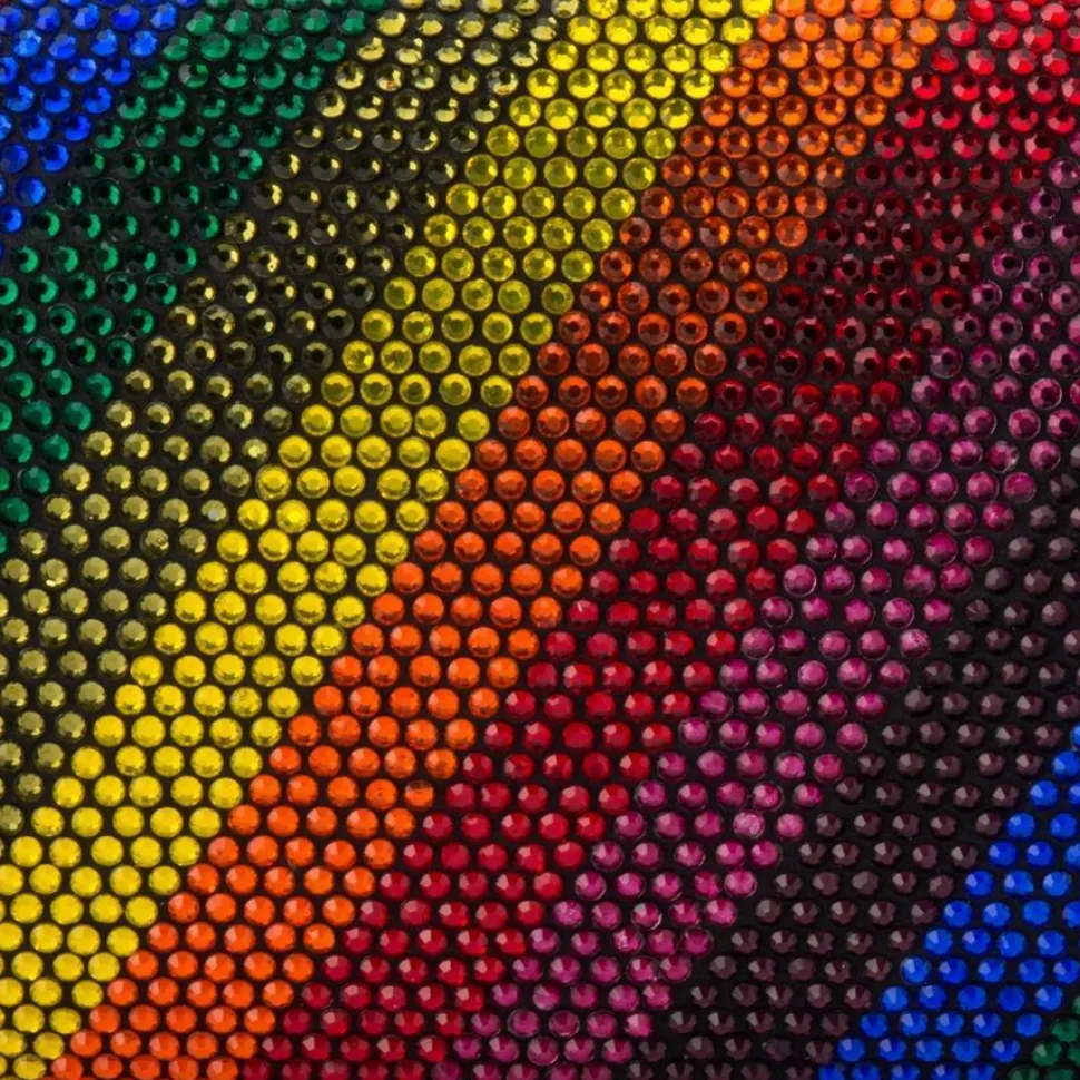 olga_berg__rainbow_pot_of_12.webp Olga Berg - Rainbow POT OF GOLD Hotfix Oval Clutch Bag - OB7455