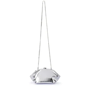 Olga Berg - SILVER TALLY Metallic Clutch - OB2162