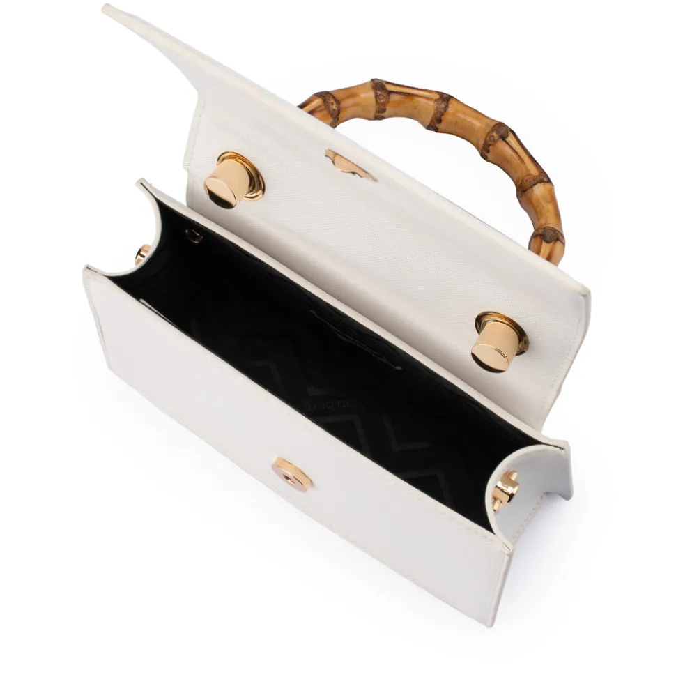 olga_berg__white_harley_b_3.webp Olga Berg - WHITE HARLEY Bamboo Handle Bag - OB6493