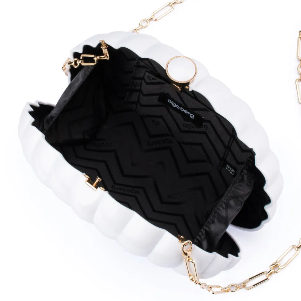 olga_berg__white_pauly_sh_3.webp Olga Berg - WHITE PAULY Shell Clutch - OB6502