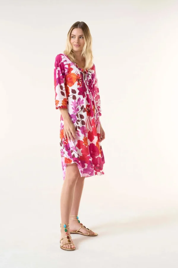 Oneseason - Middy Poppy - Cotton - Flamenco Pink