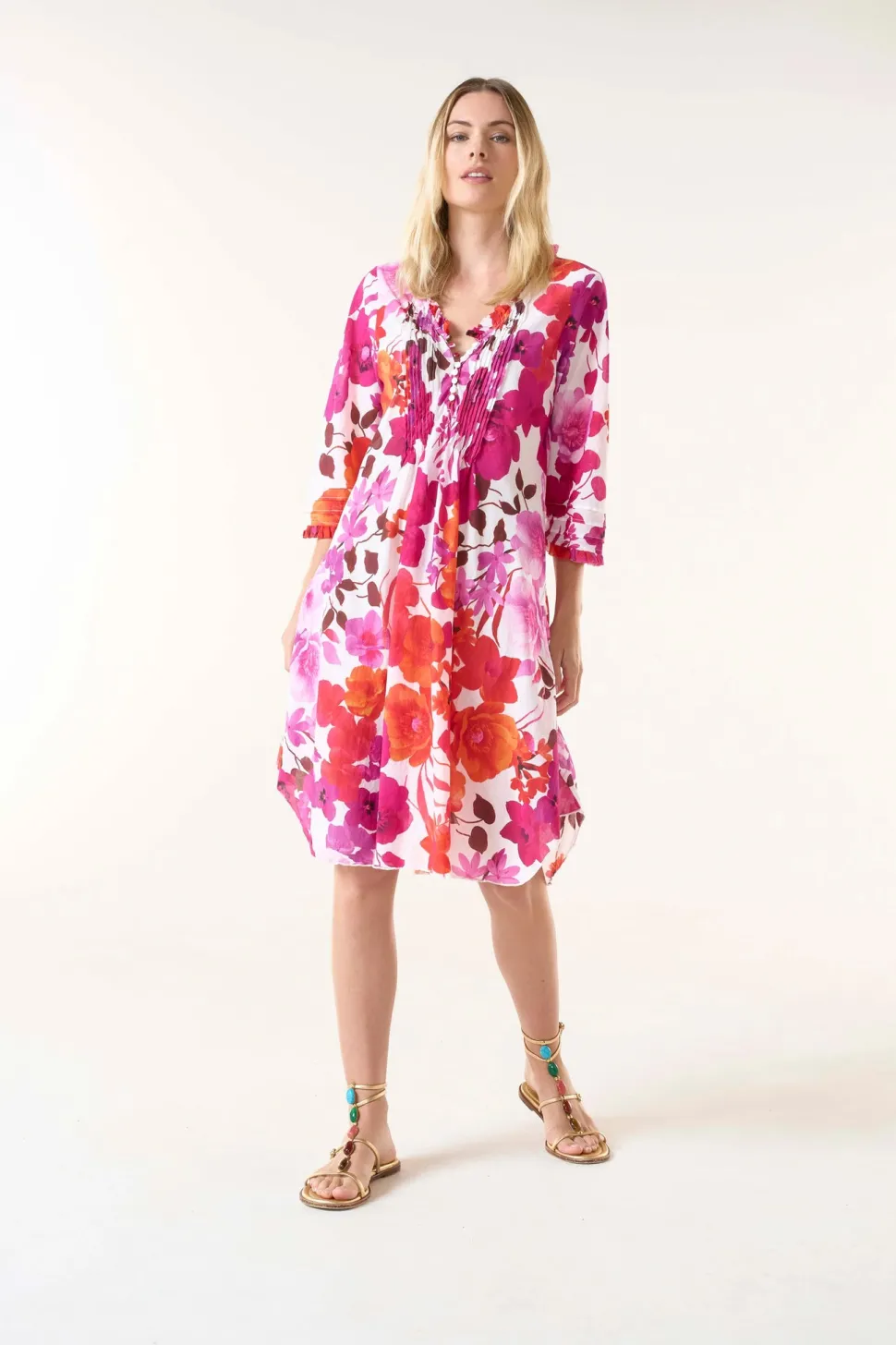 oneseason__middy_poppy__c_3.webp Oneseason - Middy Poppy - Cotton - Flamenco Pink