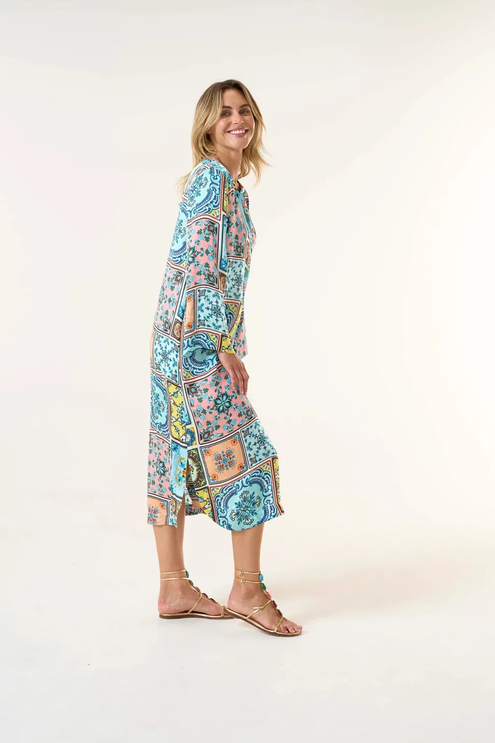 oneseason__sani_maxi_prin_4.webp Oneseason - Sani Maxi Print - Cupro - Casablanca Multi