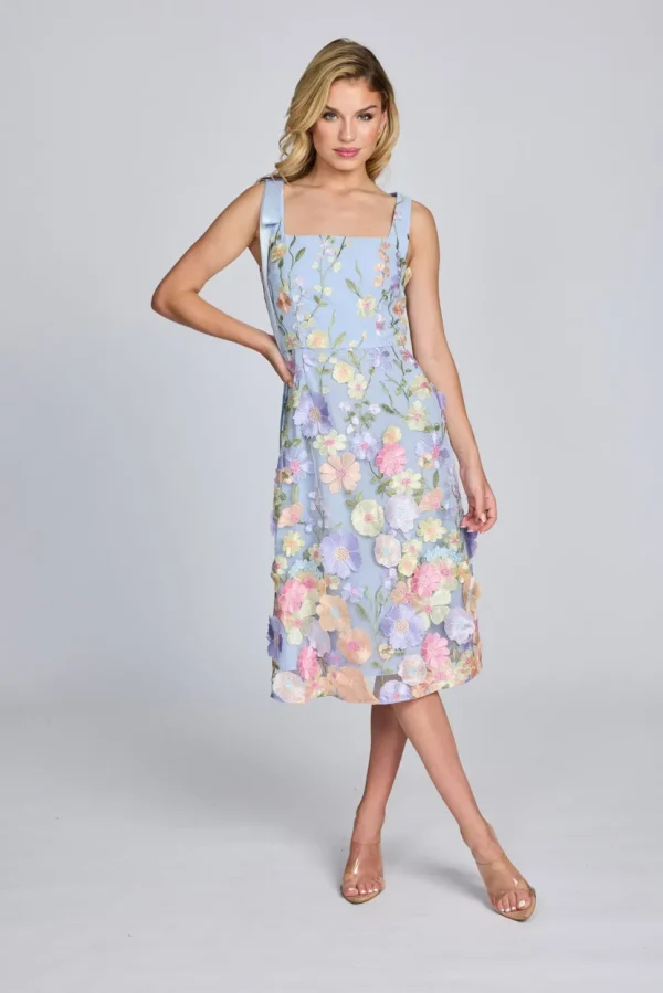 Romance - Blake Ribbon Dress - Lilac Flower