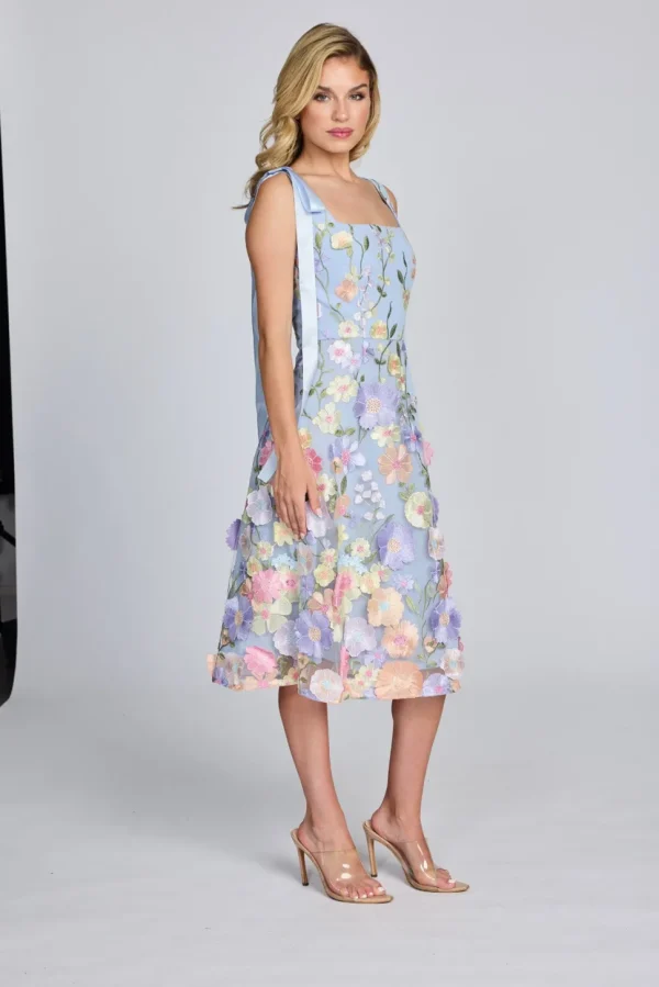 Romance - Blake Ribbon Dress - Lilac Flower