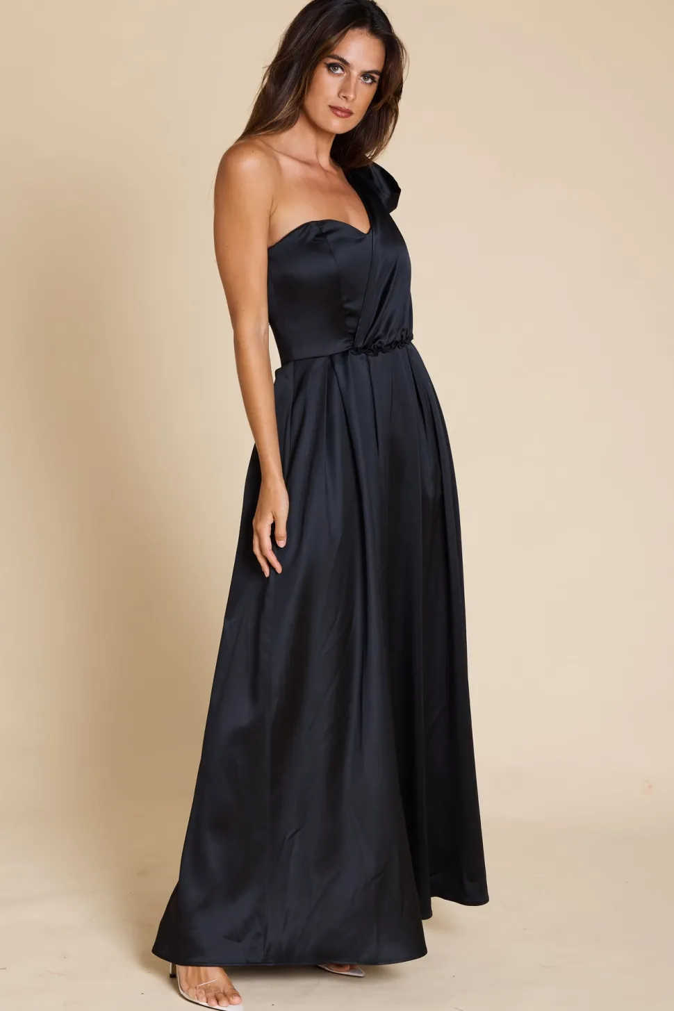 romance__isabelle_bow_max_1.webp Romance - Isabelle Bow Maxi Dress - Black