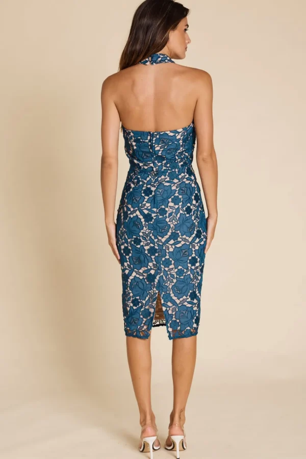 Romance - Layla Crossover Dress - Indigo Nude FINAL SALE