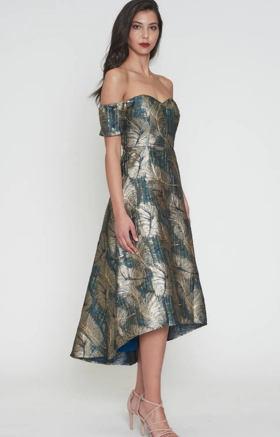 romance__milla_hi_lo_dres_0.webp Romance - Milla Hi Lo Dress - Teal