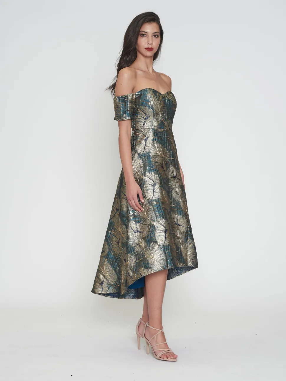 romance__milla_hi_lo_dres_1.webp Romance - Milla Hi Lo Dress - Teal